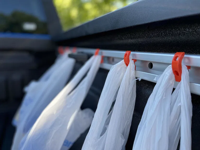 Móc Treo Hàng Tạp Hóa Lắp Ráp Cho Thanh Ray Thùng Xe Ford Maverick - Image 3