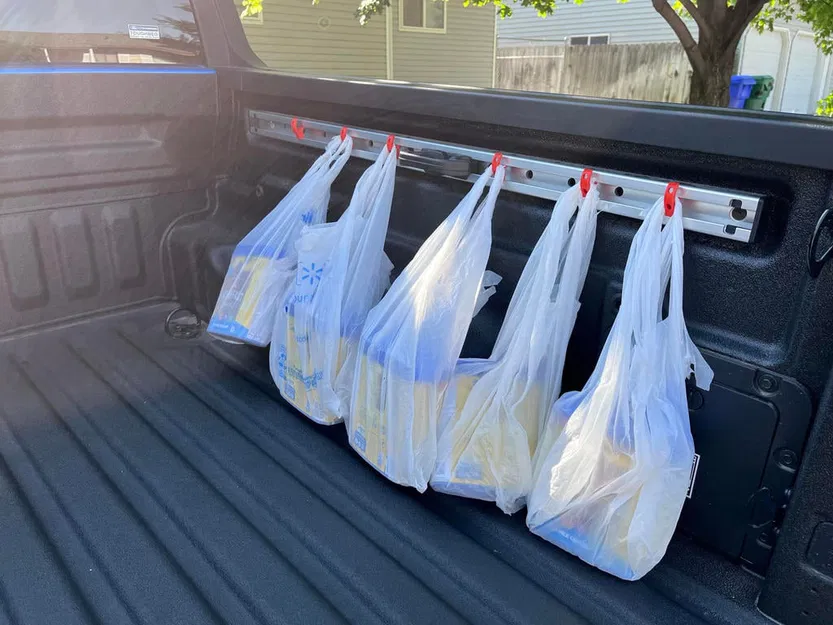 Móc Treo Hàng Tạp Hóa Lắp Ráp Cho Thanh Ray Thùng Xe Ford Maverick - Image 4