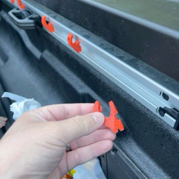 Móc Treo Hàng Tạp Hóa Lắp Ráp Cho Thanh Ray Thùng Xe Ford Maverick - Thumbnail 7