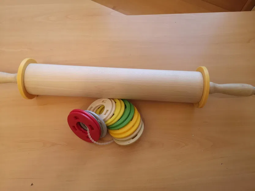 Miếng đệm 10mm cho cây cán bột / Nodelholz Abstandhalter / Teigroller Abstandhalter - Image 2