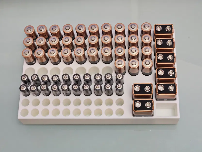 Khay Đựng Pin Cỡ Lớn "Kiểu Costco" Cho Pin AA/AAA/9V - Image 1