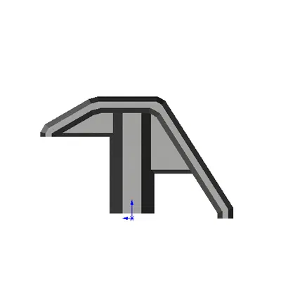 Kẹp Gương Dày 1"