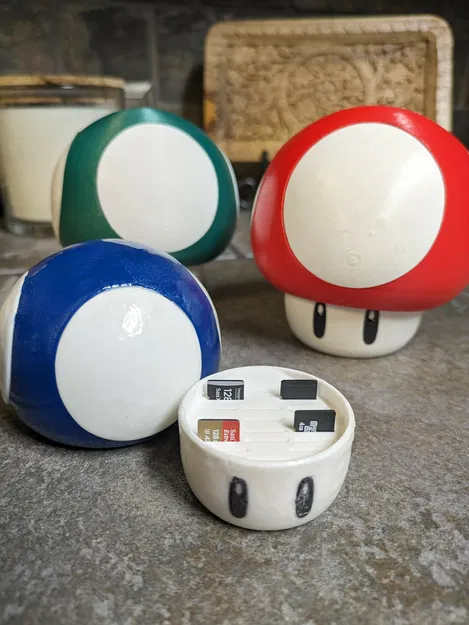 Đế Đựng Thẻ MICRO SD MINI HÌNH NẤM - Image 1