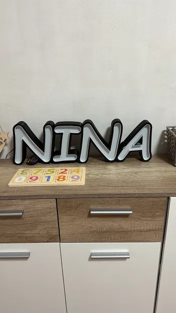 Bảng Tên LED NINA - Image 1