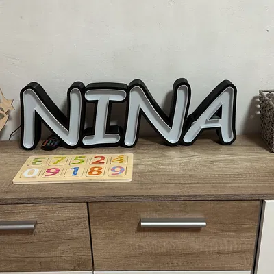 Bảng Tên LED NINA