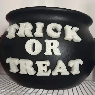 Chữ "Trick Or Treat" Theo Font Cooper