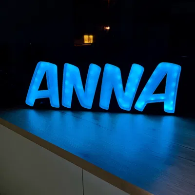 Bảng Tên LED ANNA