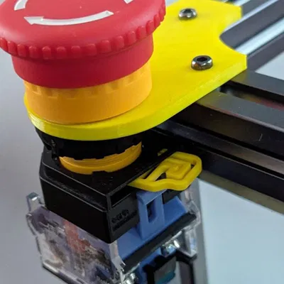 Giá đỡ nút dừng khẩn cấp cho thanh nhôm 2020