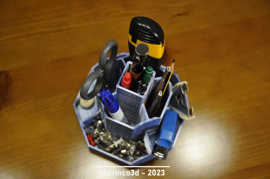 Hộp Đựng Đồ Xoay Để Bàn Làm Việc - Image 2