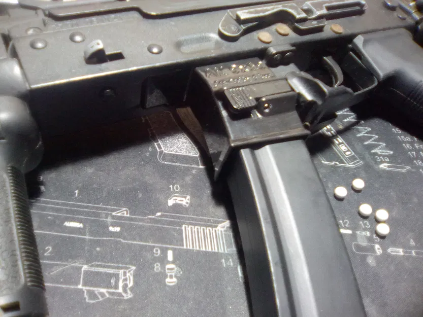 Bộ chuyển đổi băng đạn Airsoft MP5 cho AK - Image 2