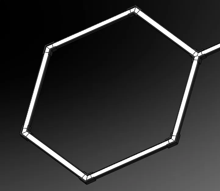 Đèn LED Lục Giác cho Nhà & Gara - Image 1