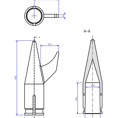 Móc treo đồ vào cán chổi