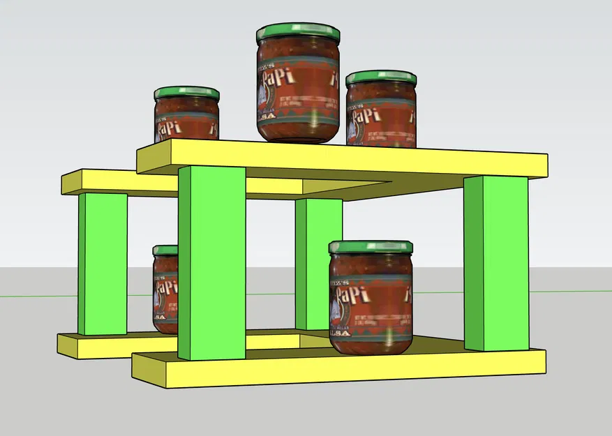 Kệ Tổ Chức Đồ Đạc Tiết Kiệm Không Gian ORGANIZZATORE GT153 - Image 3