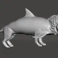 Mô hình 3D: Sư Tử Cá Heo Chó - Thumbnail 1