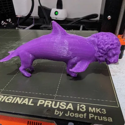 Mô hình 3D: Sư Tử Cá Heo Chó