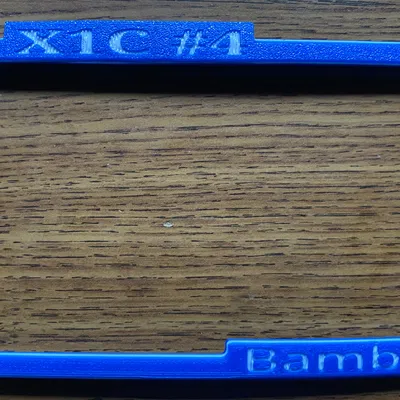 Ốp màn hình X1C trơn, có tên và số