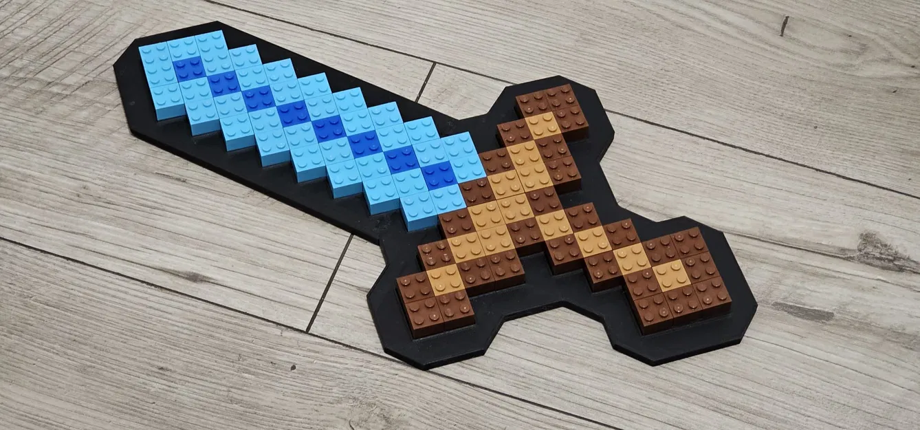 Mẫu LEGO Minecraft kiếm xây dựng - Image 1