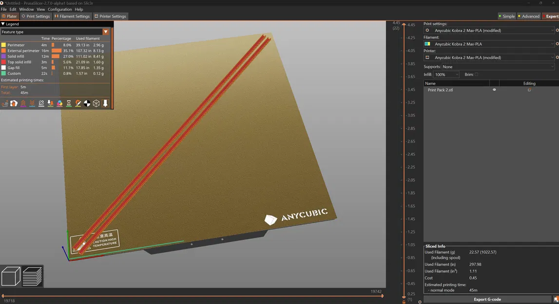 Bộ Ốp Che Rãnh V Anycubic Cho Kobra 2 Max / Kobra 2 Pro / Kobra 2 Plus / Kobra 2 & Máy In 3D Bất Kỳ - Image 3