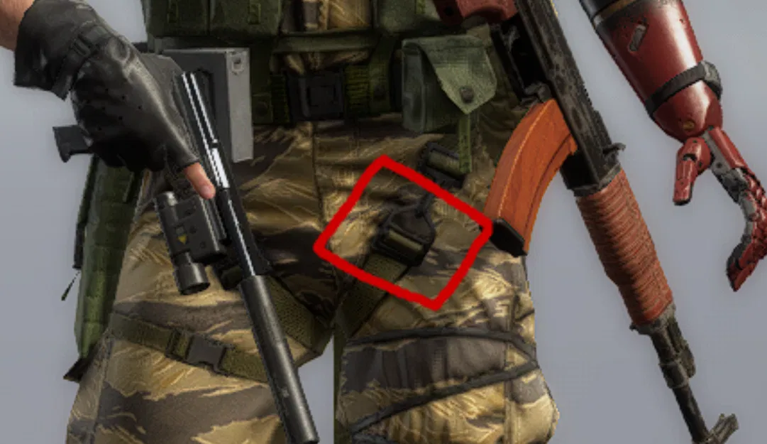 Móc căng dây đai chân trước Venom Snake MGSV - Image 3