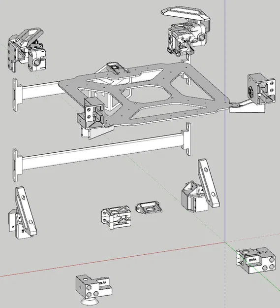 Ender 3 Thế Hệ Mới - Bản chỉnh sửa cho thanh nhôm định hình slot 6 - Image 1