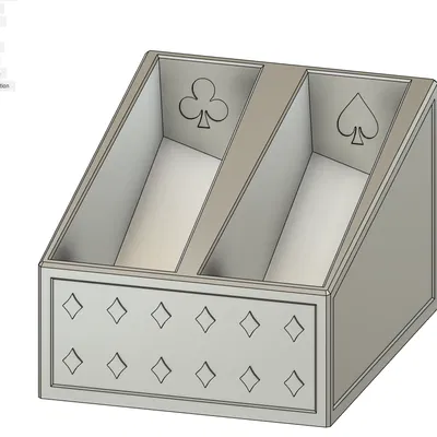 Hộp Đựng Bộ Bài Đôi Tự Vuông Bài Chơi