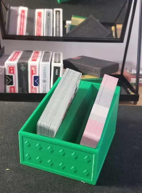 Hộp Đựng Bộ Bài Đôi Tự Vuông Bài Chơi - Image 3