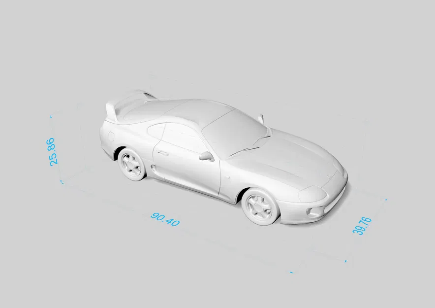 Mô Hình Xe Toyota Supra MK4 Tỉ Lệ 1:50 - Image 3
