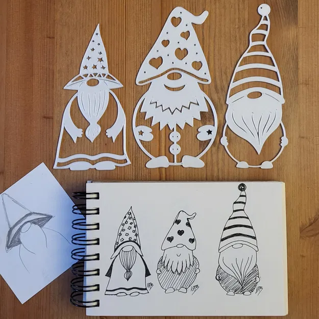 Ông lùn Giáng Sinh - Trang trí cửa, cửa sổ, tường - Image 2