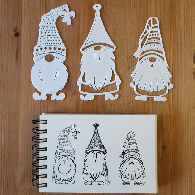 Ông lùn Giáng Sinh - Trang trí cửa, cửa sổ, tường - Image 4