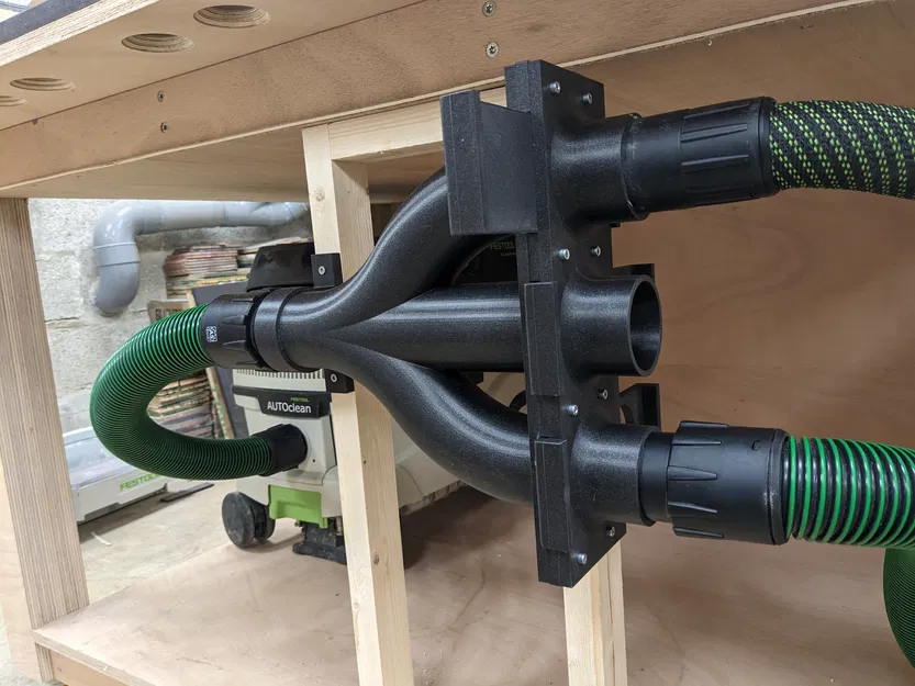 Cái Cổng Chia Khí 3 Ngả Cho Ống Festool - Image 1