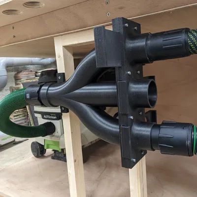 Cái Cổng Chia Khí 3 Ngả Cho Ống Festool