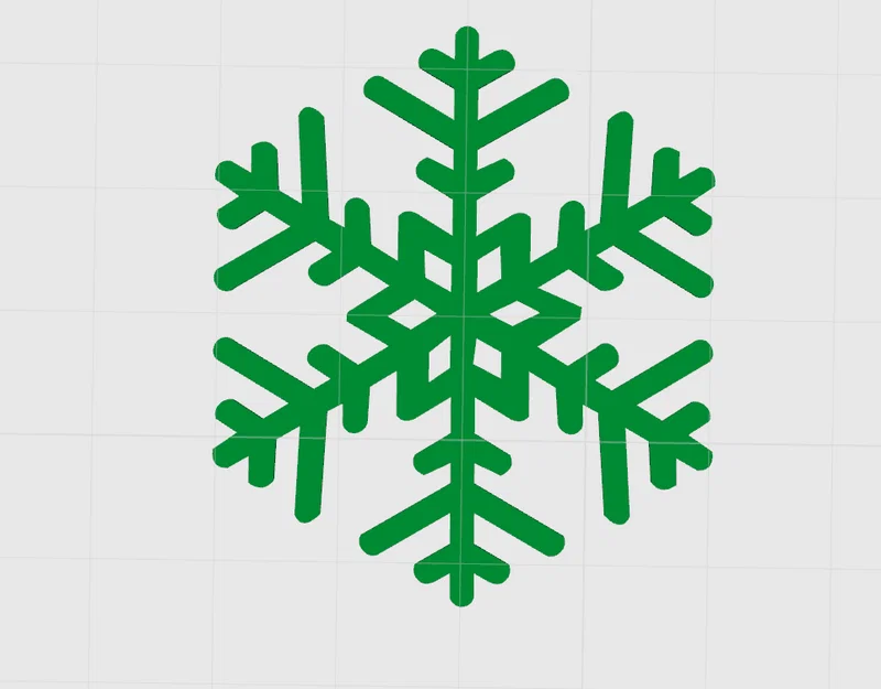 Mô hình 3D Bông Tuyết - Image 1