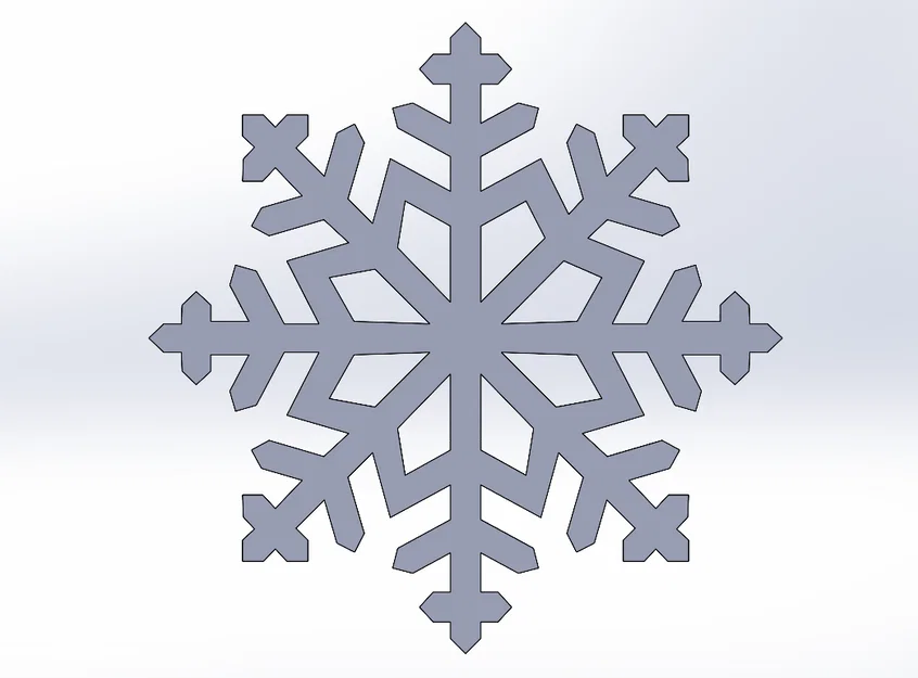 Mô hình 3D Bông Tuyết - Image 2