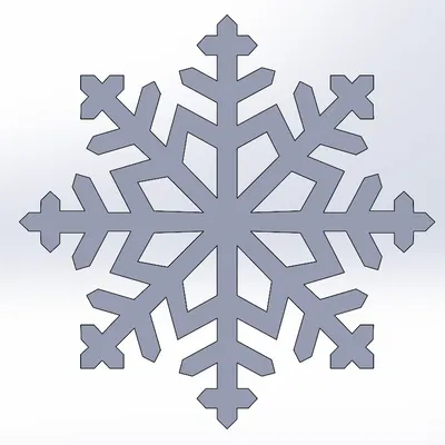 Mô hình 3D Bông Tuyết