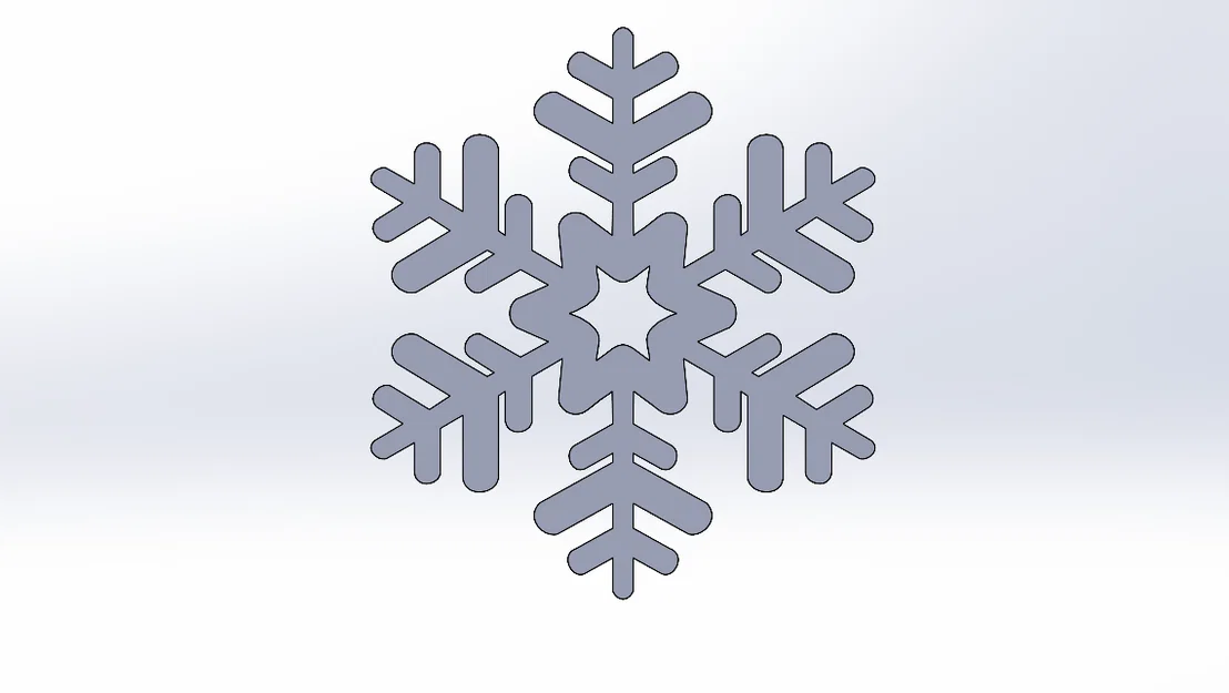 Mô hình 3D Bông Tuyết - Image 3