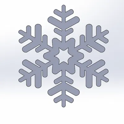 Mô hình 3D Bông Tuyết