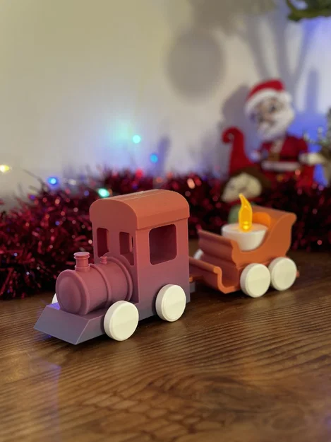 Mô hình tàu đồ chơi Giáng sinh - Image 1