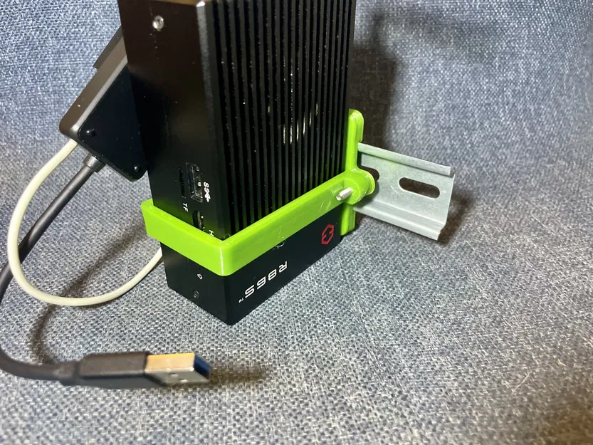 Giá đỡ thanh ray DIN cho Gowin r86s - Image 1