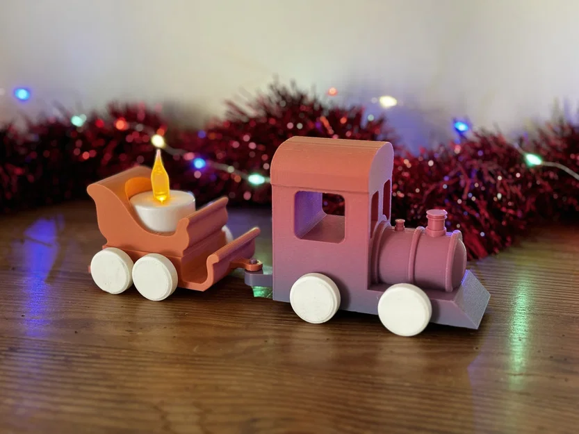 Mô hình tàu đồ chơi Giáng sinh - Image 3