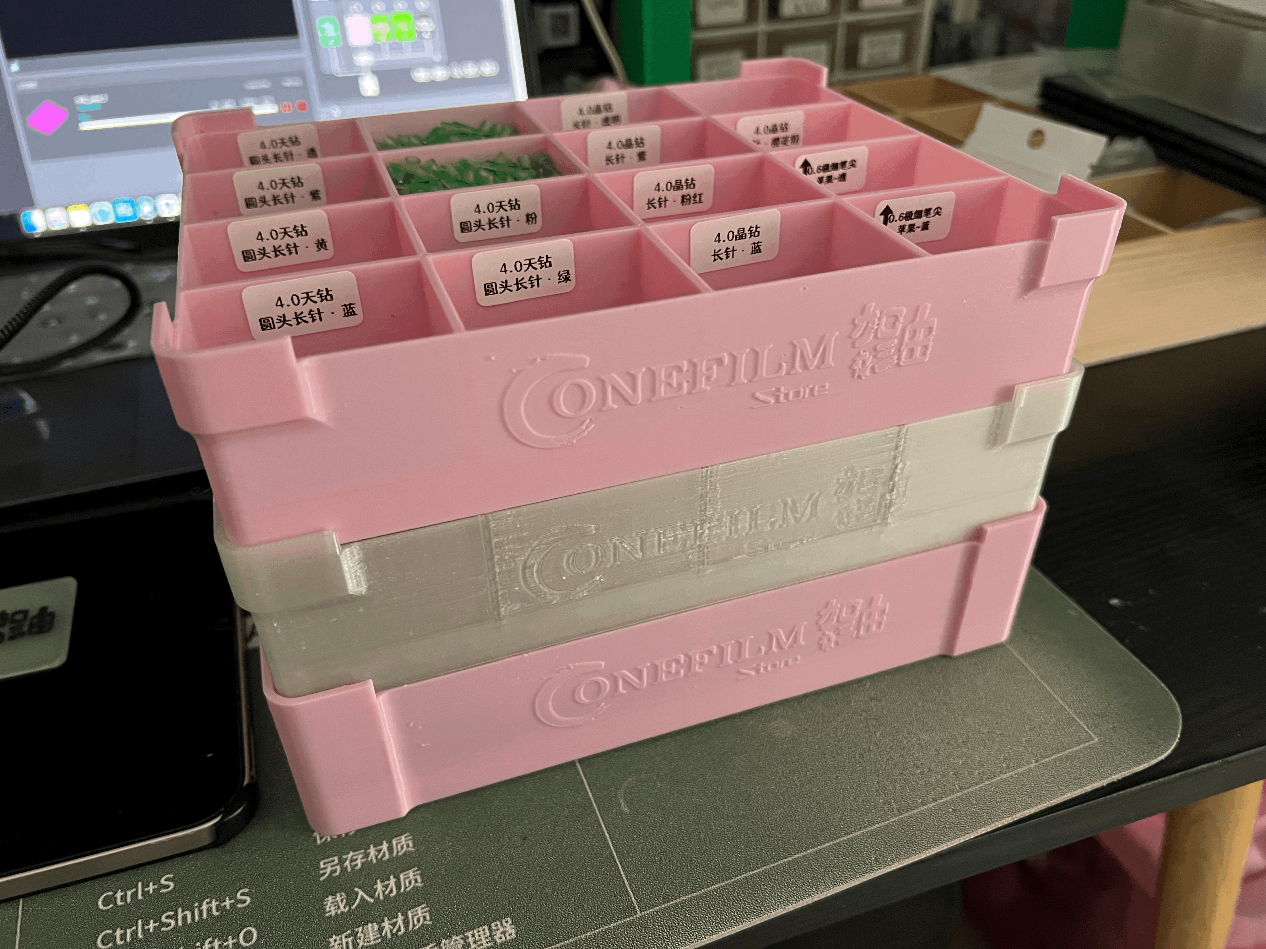 Hộp Xếp Chồng Đựng Ốc Vít