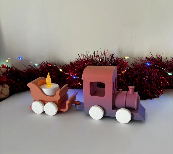 Mô hình tàu đồ chơi Giáng sinh - Image 4