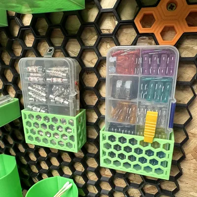 Hộp đựng lục giác 70x26mm gắn tường