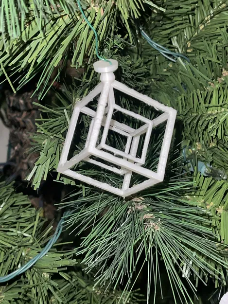 Móc Treo Cây Thông Noel Hình 2 Khối Lập Phương - Image 1