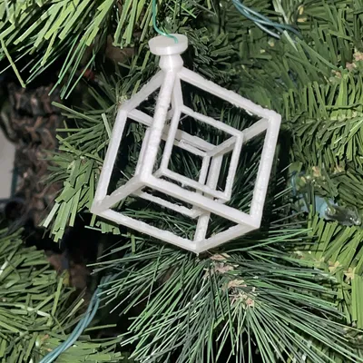 Móc Treo Cây Thông Noel Hình 2 Khối Lập Phương