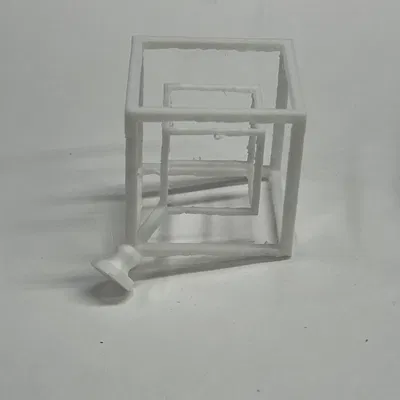 Móc Treo Cây Thông Noel Hình 2 Khối Lập Phương