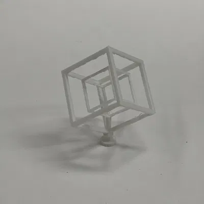 Móc Treo Cây Thông Noel Hình 2 Khối Lập Phương