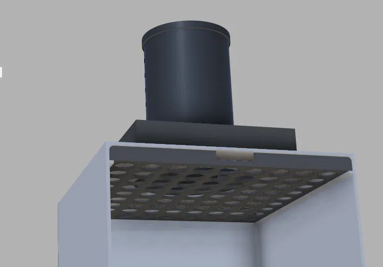 Buồng Sơn Có Mâm Xoay và Quạt Hút - Image 4