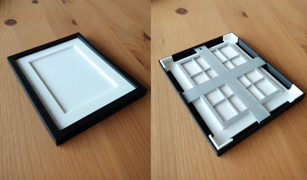 Khung ảnh kèm lót, 10x15cm, Phiên bản Tiết kiệm Vật liệu - Image 1