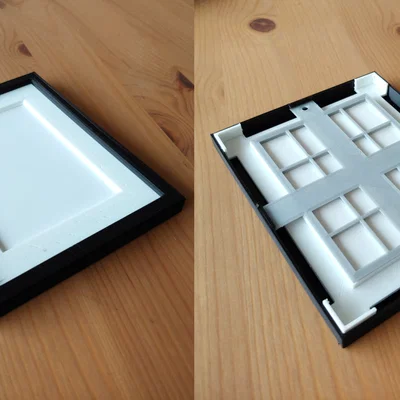 Khung ảnh kèm lót, 10x15cm, Phiên bản Tiết kiệm Vật liệu