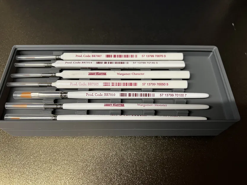 Hộp đựng cọ vẽ Gridfinity 5x2x3 - Image 2